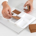 Bisc04 Double - Set 2 Silicone Mould 68X99 H 20 Mm