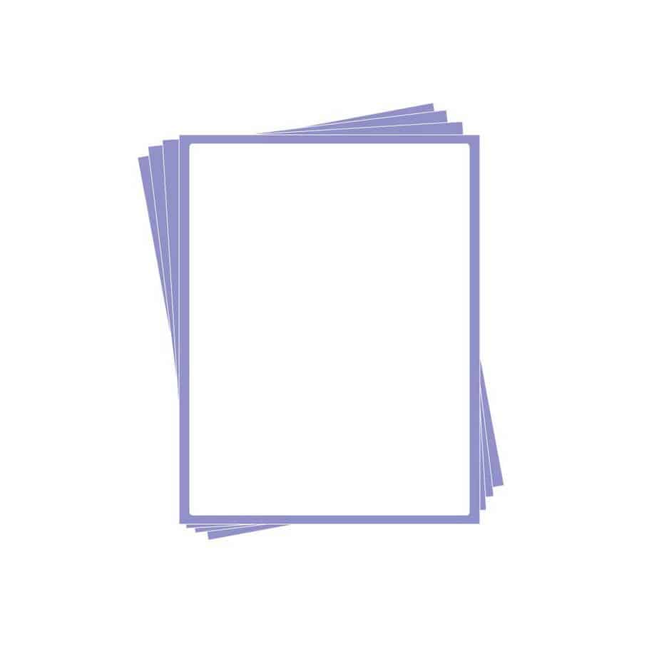 1/4 Frosting Sheets 8x10.5 A4 (NO E171)