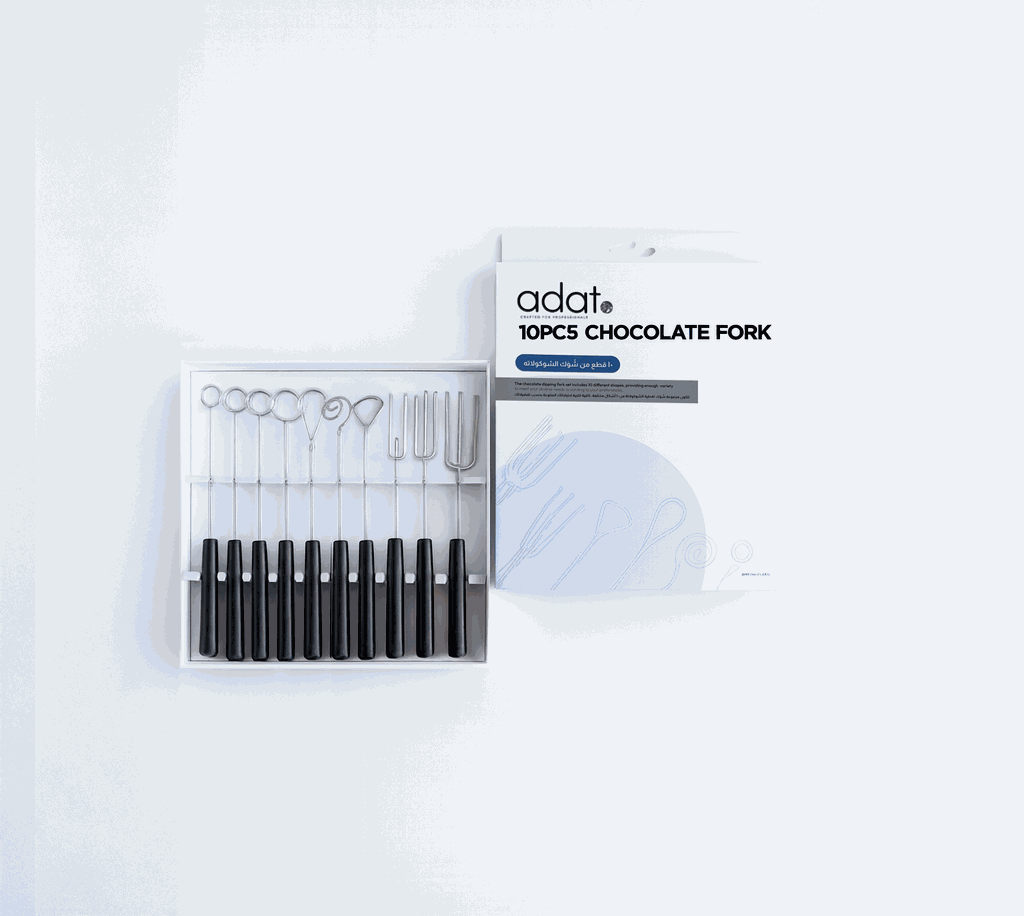 10pcs Chocolate Fork Pack