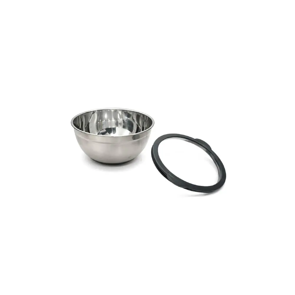 [06-22 OLD] Steel Bowl 22Cm With Cover