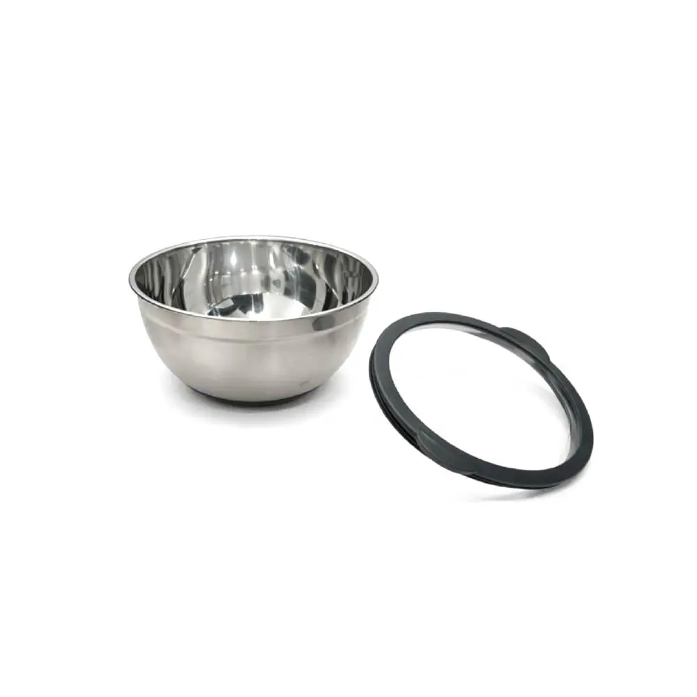 [06-24 OLD] Steel Bowl 24Cm With Cover