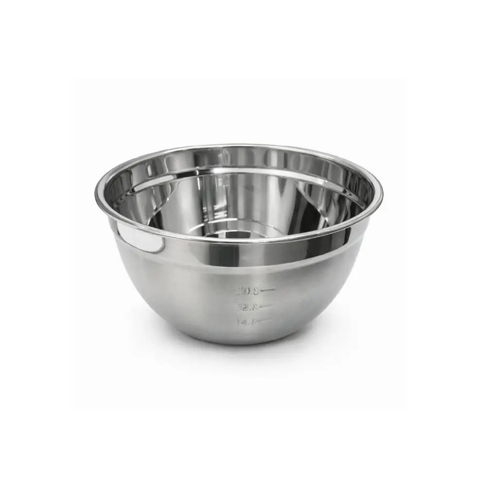 [001-24# OLD] Steel Bowl 24Cm, Plain Bottom