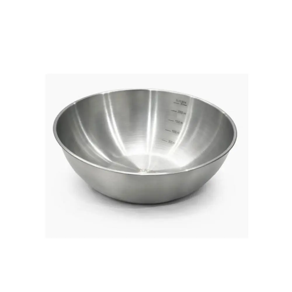 [003-31# OLD] Steel Bowl 31Cm, Rubber Bottom, Black, Sus304