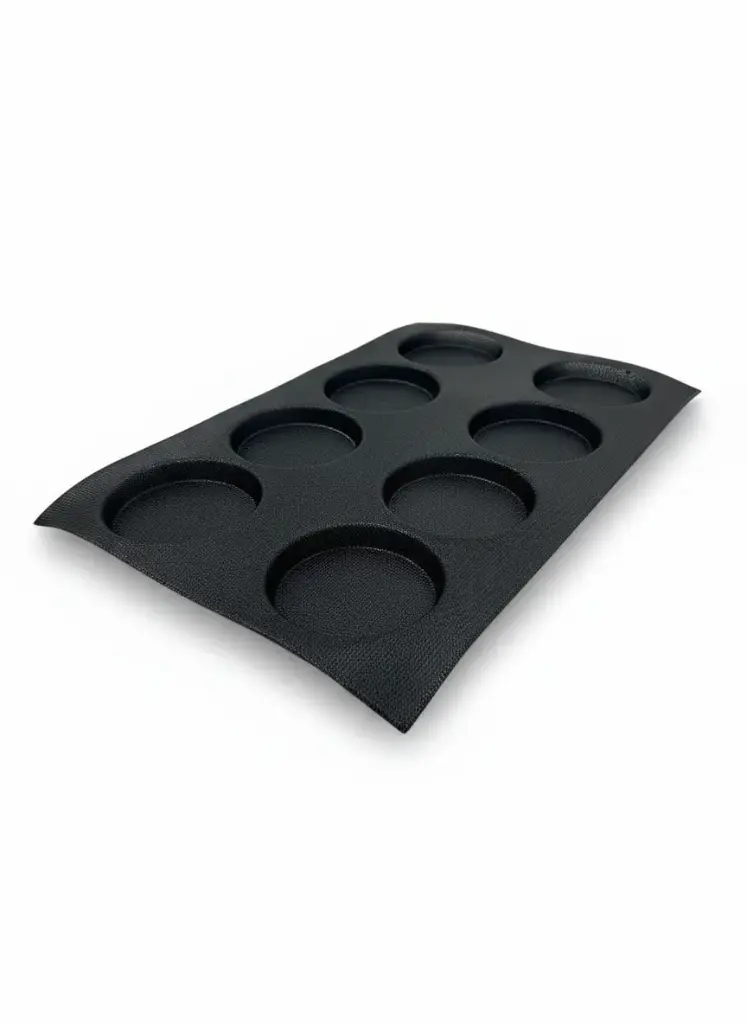 [JS-BDF-03] Glass Fiber Silicone Tray W:58.5Cm L:38.5Cm, Round Diameter 12.5 Cm