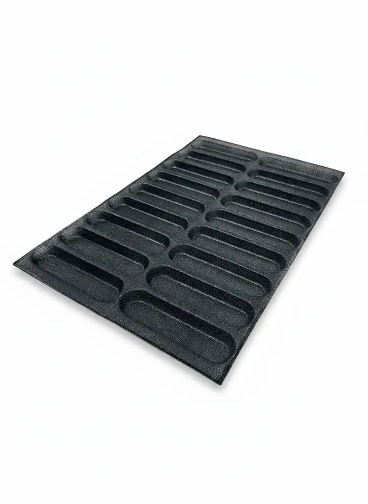 [JS-BDF-08] Glass Fiber Silicone Tray W:58.5Cm L:38.5Cm, Loaf 18X4.5 Cm