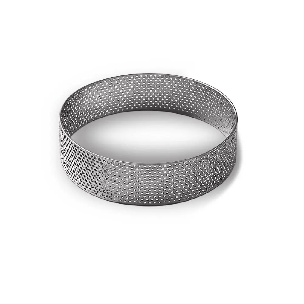 [YT 003] Perforate Round Ring-My44111 80 H20Mm, 1.0Mm S/S 304, Polished