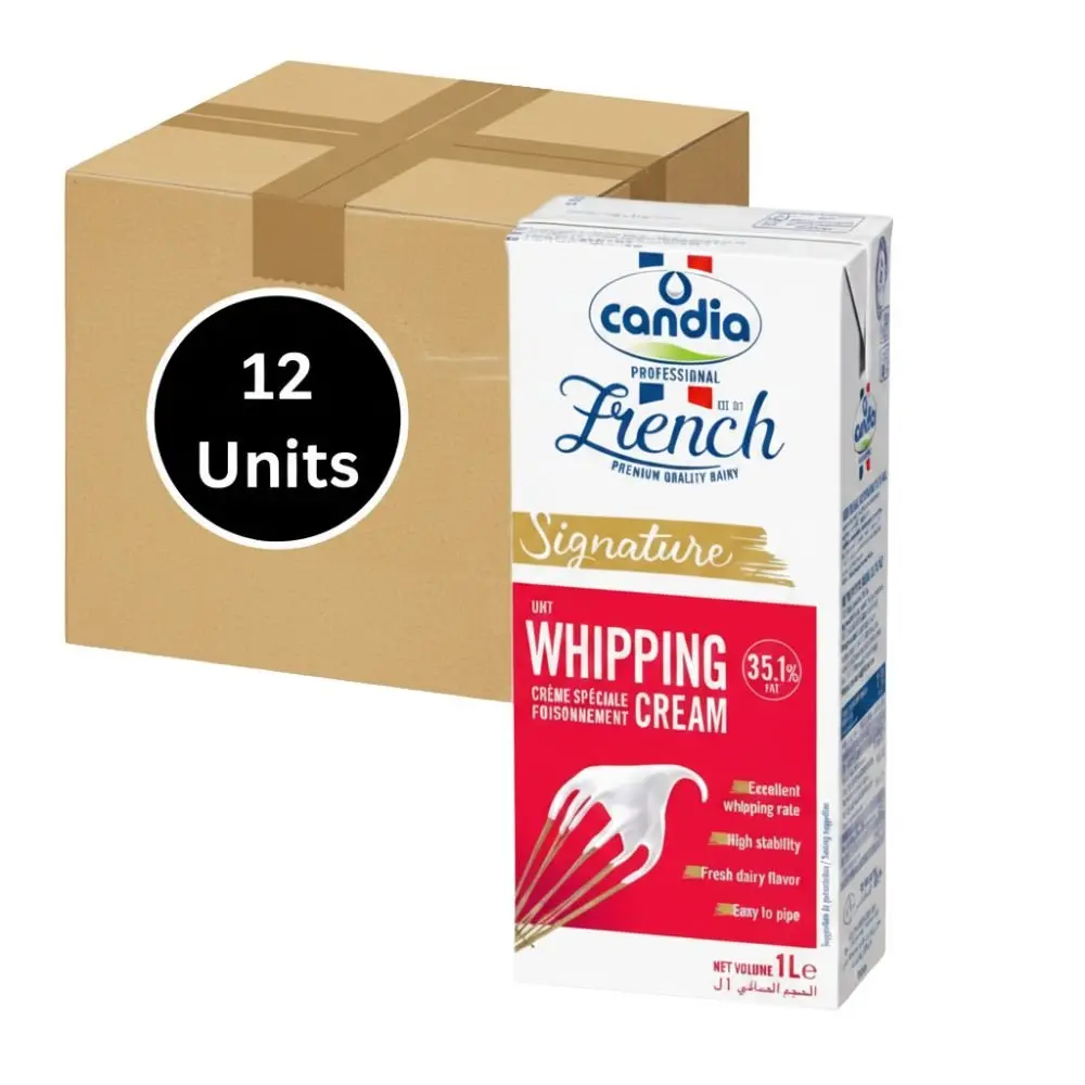 35.1% Fat UHT Whipping Cream 1Lx12 Candia Professional (270 D)