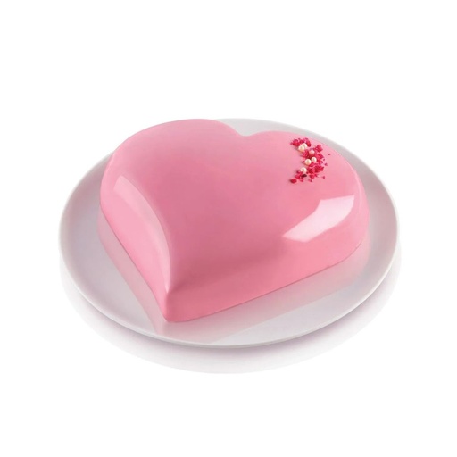 [30.211.00.0060] Sft211 Heart - Silicone Mould 205 X 186 H 54 Mm