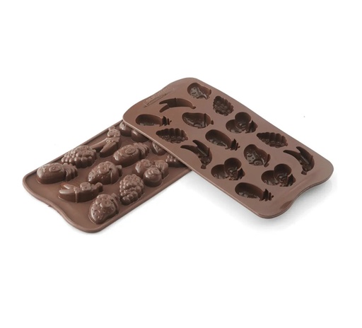 [22.132.77.0065] Scg32 Choco Fruits - Silicone Mould N.15 Choco Fruits