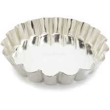 [343507] Blist 12 Rd Fluted Tart Tinplat