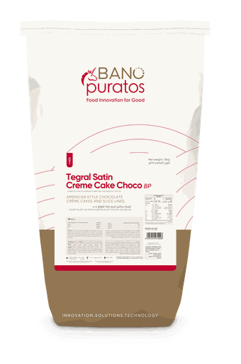 [4117904] Tegral Satin Crème Cake Choco BP Bag 15Kg