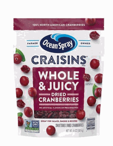 [29997055] Soft & Moist Sweetened Dried Cranberries